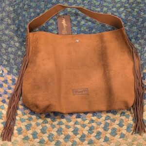 Montana West Brown Fringe Shoulder Bag